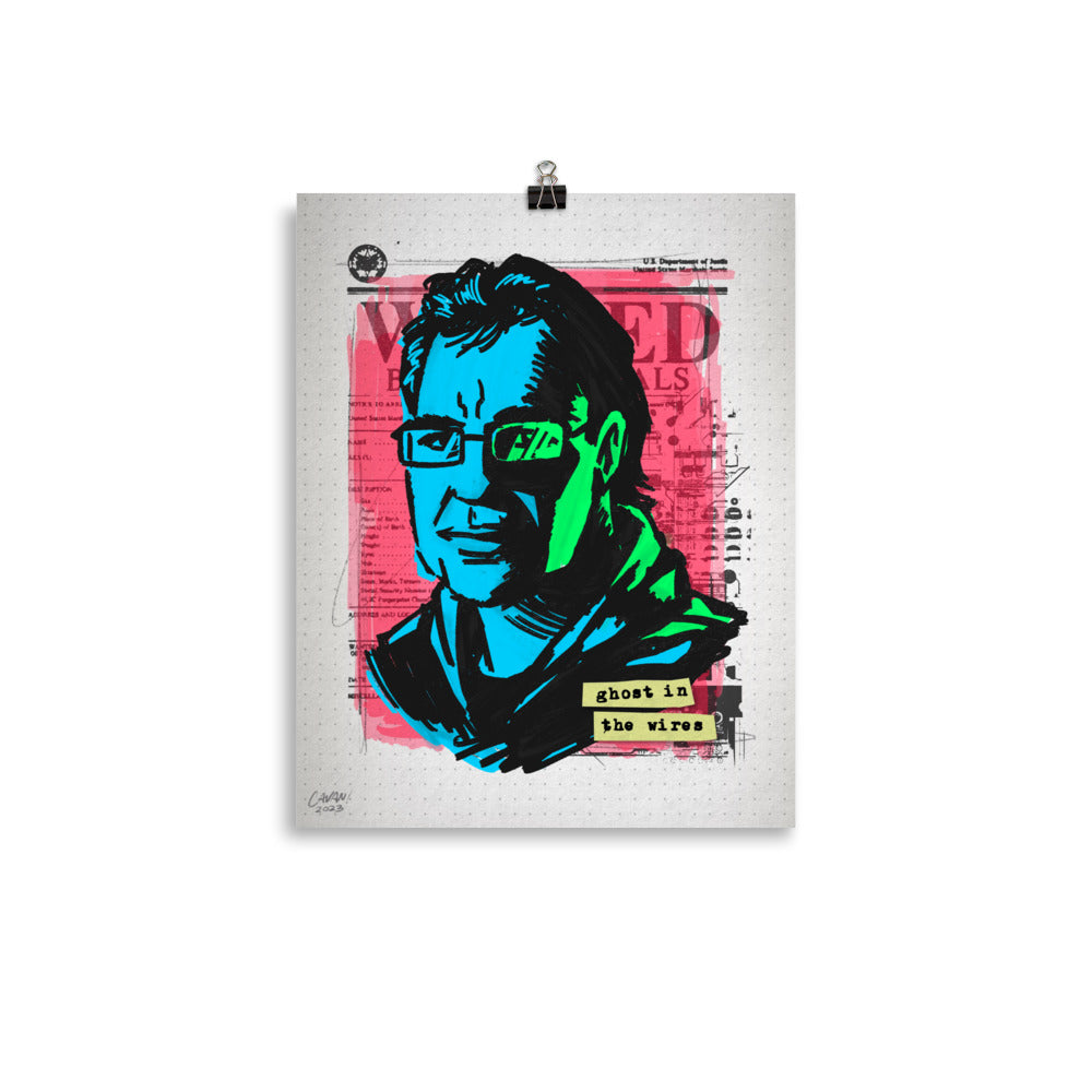 Kevin Mitnick Memorial Illustration